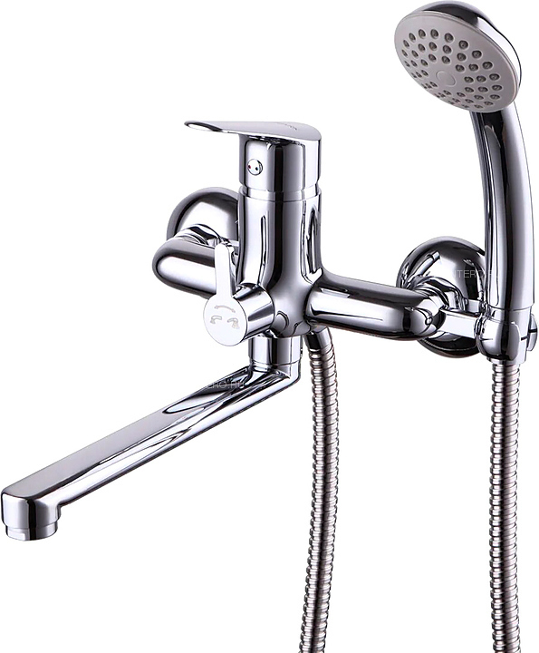 Смеситель для ванны и душа LEMARK Partner LM6513C универсальный, хром
