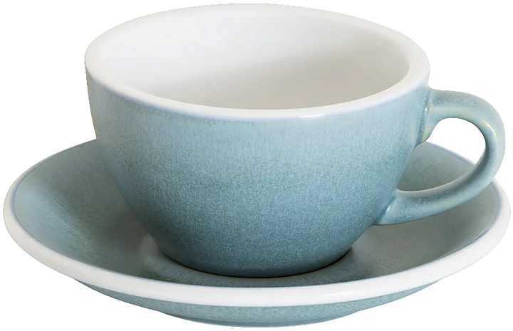 Кофейная пара Loveramics Egg Cappuccino C088-173BGA/193BGA 200 мл, ледник (glacier)