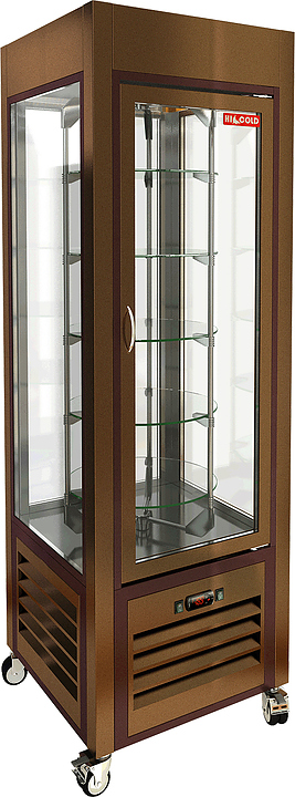 Витрина кондитерская HICOLD VRC 350 R Bronze FR
