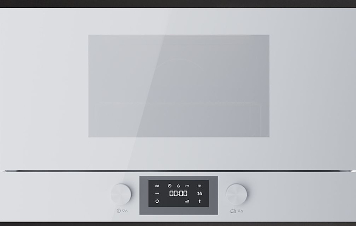 Встраиваемая микроволновая печь Kuppersbusch ML 6330.0 W 2.5 кВт 22 л 595х334х390 мм белое стекло