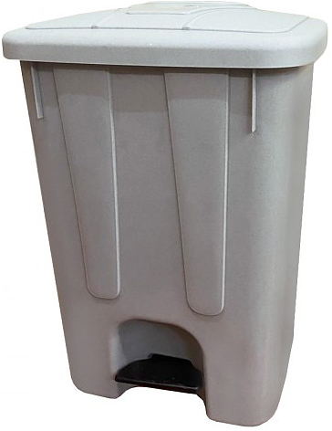 Контейнер для мусора TELKAR 50067 25 л серый