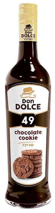 Сироп Don Dolce 75666 Шоколадное печенье 1 л (бутылка стекло)