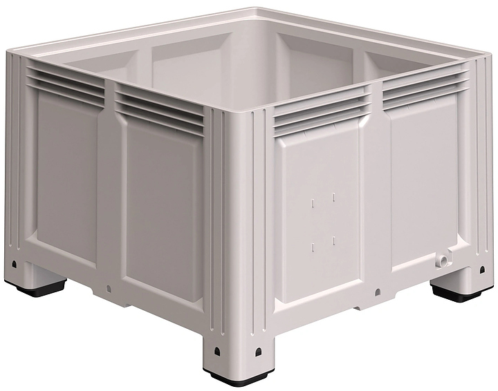 Контейнер iPlast iBOX 11.604 1130х1130х760 мм на ножках, сплошной