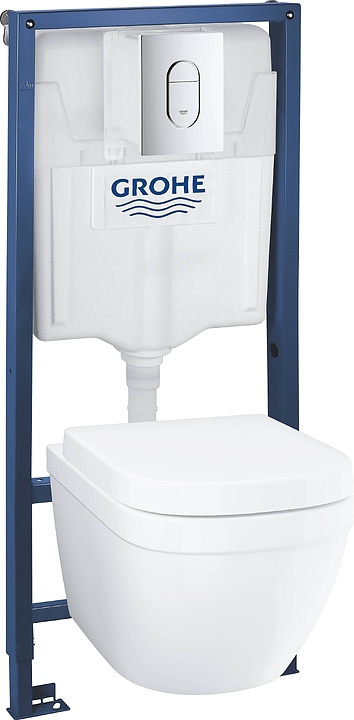 Унитаз подвесной с бачком и инсталляцией Grohe 39536000Gr