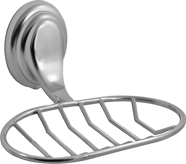 Мыльница Puff Solinne 15031 Classic решетчатая (силумин) хром