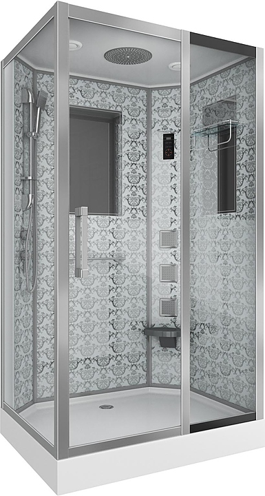 Кабина душевая Niagara NG-7711WR 90x120x215 см, правая