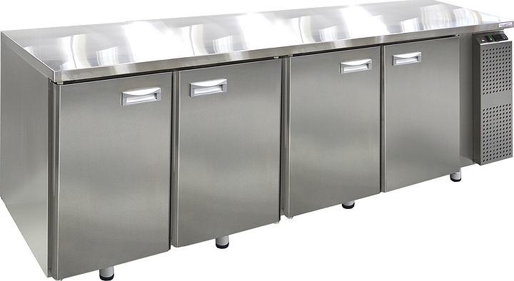 Стол холодильный Finist СХСм-700-4 (боковой холодильный агрегат), компактный