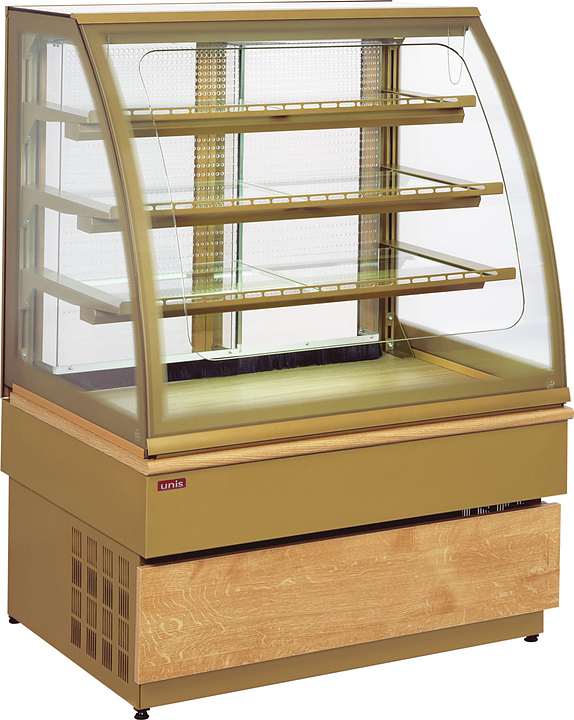 Витрина кондитерская UNIS Georgia III 1000 Self-service, gold