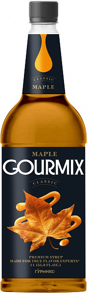 Сироп Gourmix 10416024 Кленовый 1 л (бутылка ПЭТ)