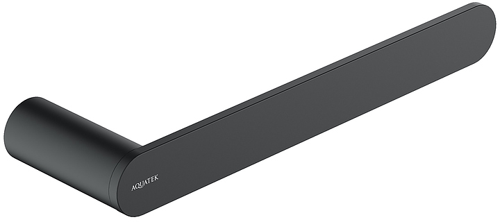 Полотенцедержатель Aquatek Лира AQ4419MB черный матовый