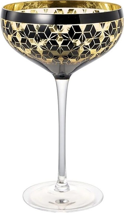 Рюмка коктейльная P.L. Barbossa 81222499 Amber Night Utopia 410 мл d=10,8 см h=18,5 см (стекло)