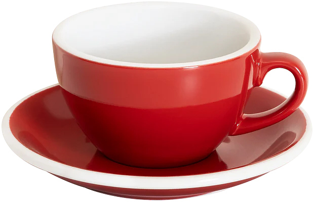Пара кофейная Loveramics Egg C088-B085B 200 мл, красная