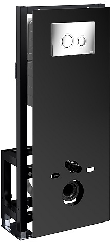 Система инсталляции для подвесного унитаза Wasserkraft Glan 66TLT.010.ME.BL.CH01