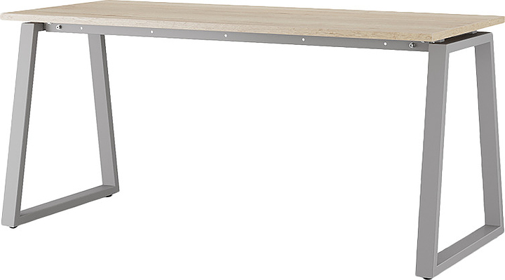 Стол офисный КОБОР TR-80/60 aluminum/natural