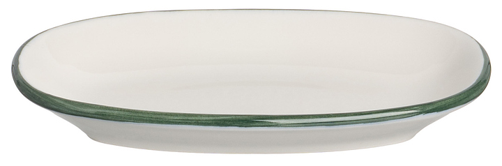 Блюдо овальное Bonna Линеа Зеленый 78079 Гурмэ 150х85 мм