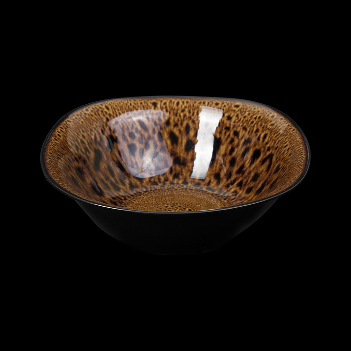 Салатник квадратный Китай Madeira 7'' 168 мм 600 мл коричневый