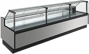 Витрина холодильная Carboma Bavaria 4 GC110 VV 3,75-1 версия 2.0 9006-9005 (без боковин)