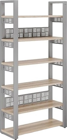 Стеллаж открытый КОБОР SO6-100/36 aluminum/natural