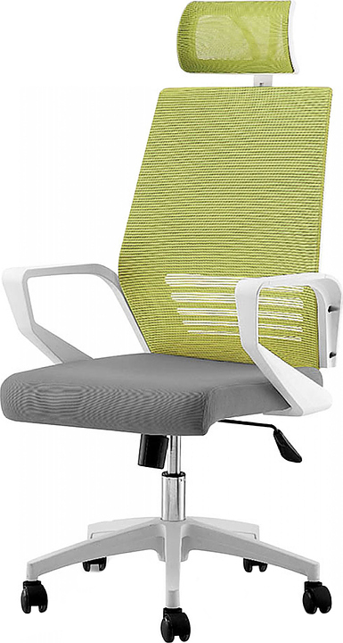 Кресло NORDEN Ergo white+grey+green