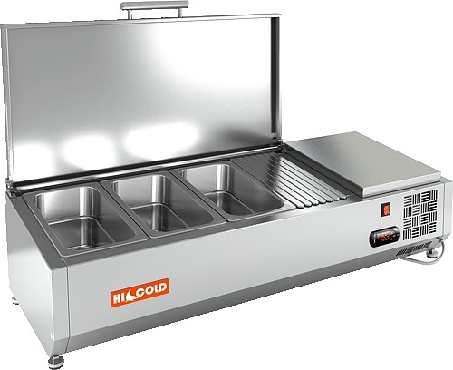 Витрина холодильная HICOLD VRTU 1000 (1/4)