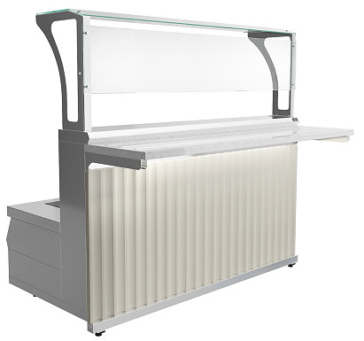 Мармит первых блюд 3-конфорочный индукционный Luxstahl МПИ (С)-1500 Premium Elegia (Элегия)