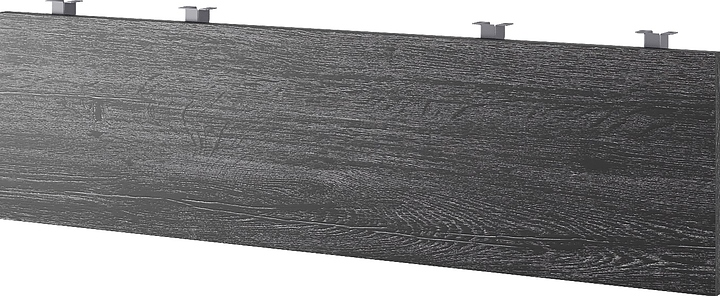 Нижний подвесной экран КОБОР EN-120 graphite/glazed (ЛДСП)