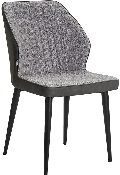 Стул обеденный DOBRIN 7031-LML KEVIN (серый, антрацит, черный)