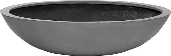 Кашпо Pottery Pots Jumbo bowl (70х17 см) серое матовое