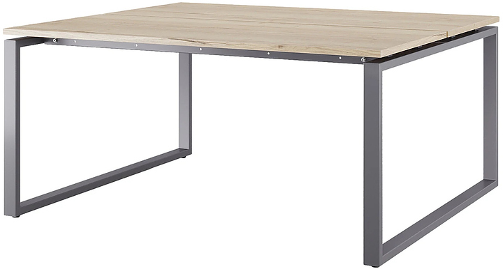 Стол офисный КОБОР O1/2-140/140 graphite/natural