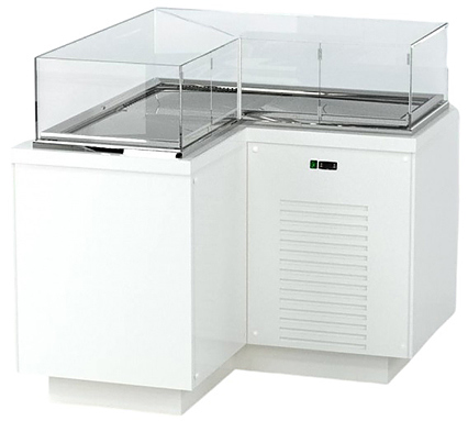 Витрина кондитерская угловая Finist GLASSIER LUX GСL-13/6/3