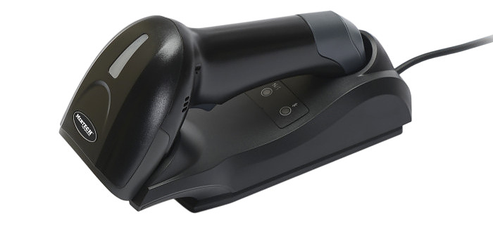 Беспроводной двумерный сканер штрих-кода Mertech CL-2310 BLE Dongle P2D USB black c Cradle, черный