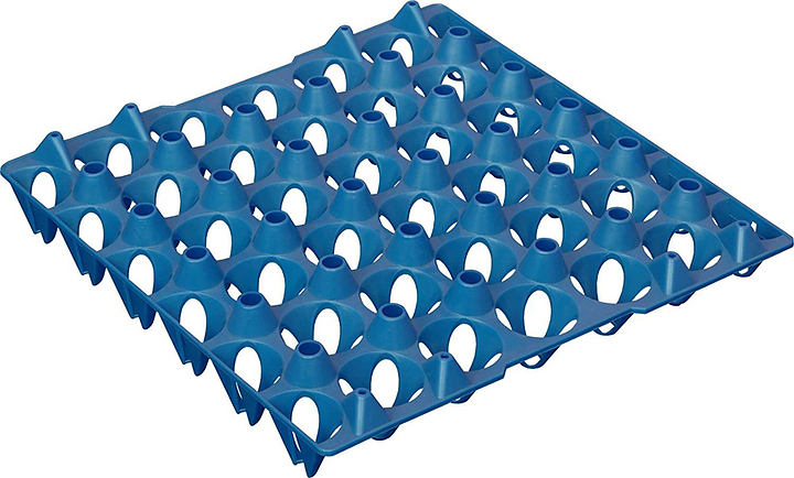 Решетка для яиц ТАРА.РУ 301-А 300х300х48 мм синяя