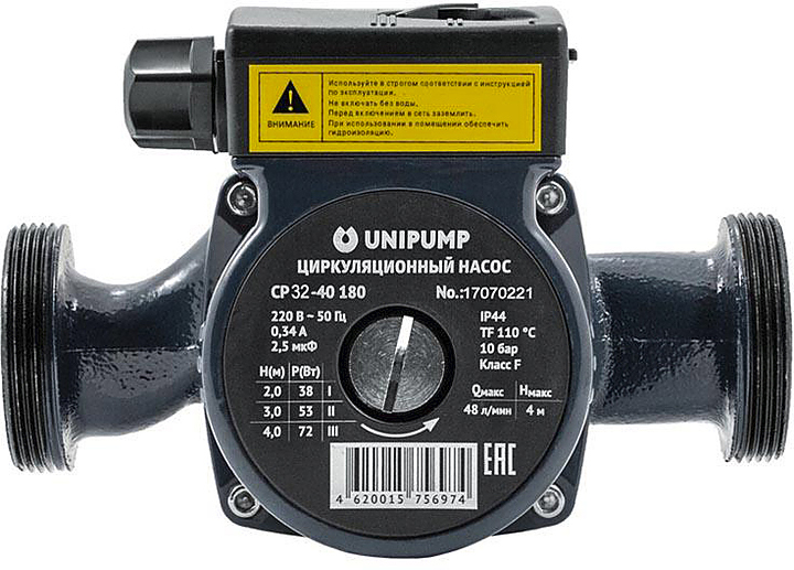Насос циркуляционный Unipump CP 32-40 180