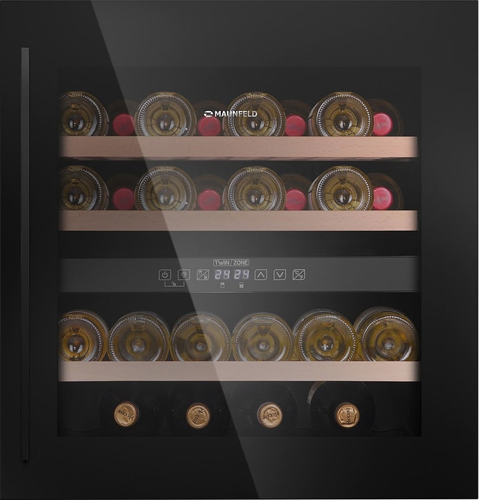 Винный шкаф Maunfeld MBWC-92D36 черный