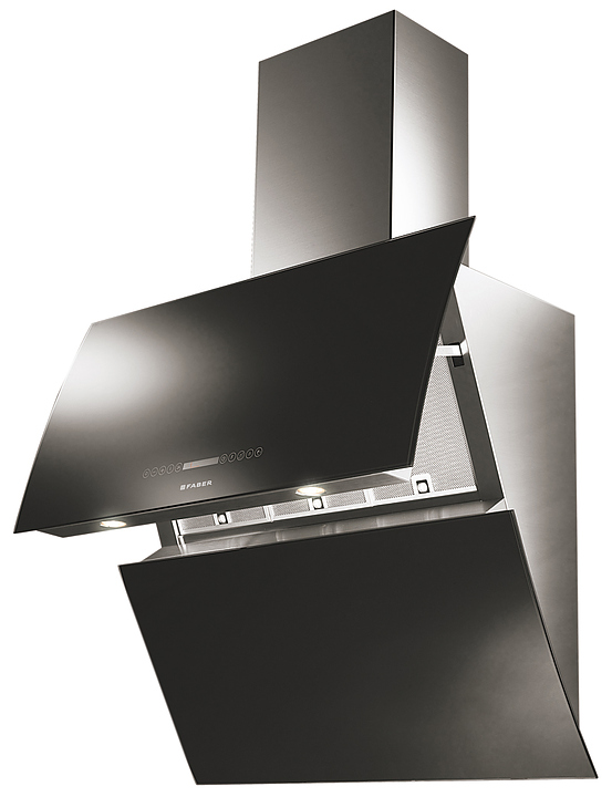 Дизайнерская вытяжка Faber MIRROR BK 3PH X/V A90 LOGIC (110.0184.793)