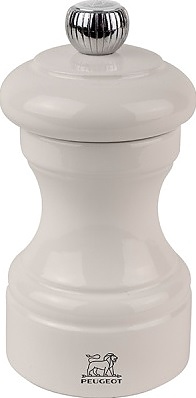 Мельница для соли Peugeot Bistro 40857, 100 мм, дерево / металлический измельчитель, слоновая кость глянцевая