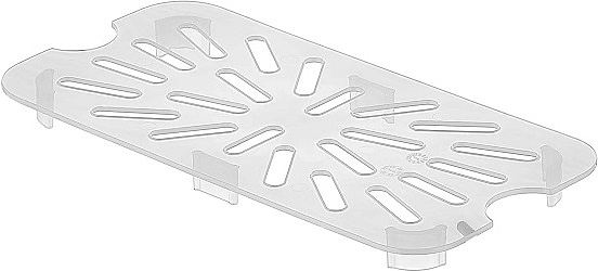Дренажный поддон для гастроемкости Gastroplast GNPPS-14 GN1/4 (полипропилен) прозрачный