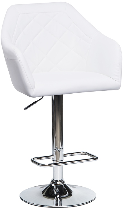 Стул барный DOBRIN 5023-LM VICTOR (белый, хром)
