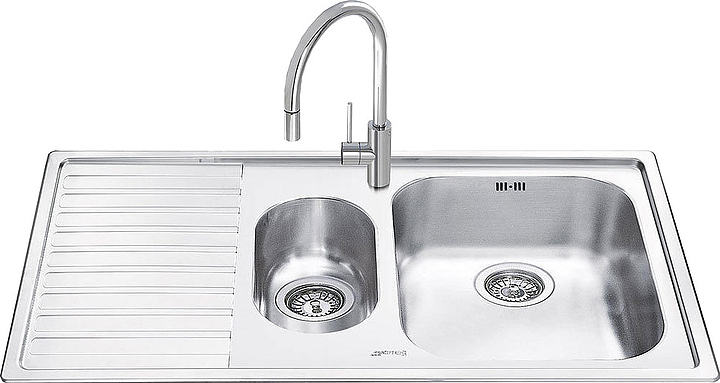 Кухонная мойка SMEG LM102S-2