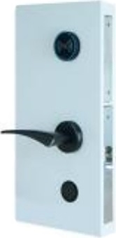 Замок электронный автономный NORWEQ ULTIMATE RFID, накладка черная, с цилиндром, ручка Wing, матовый черный, левый