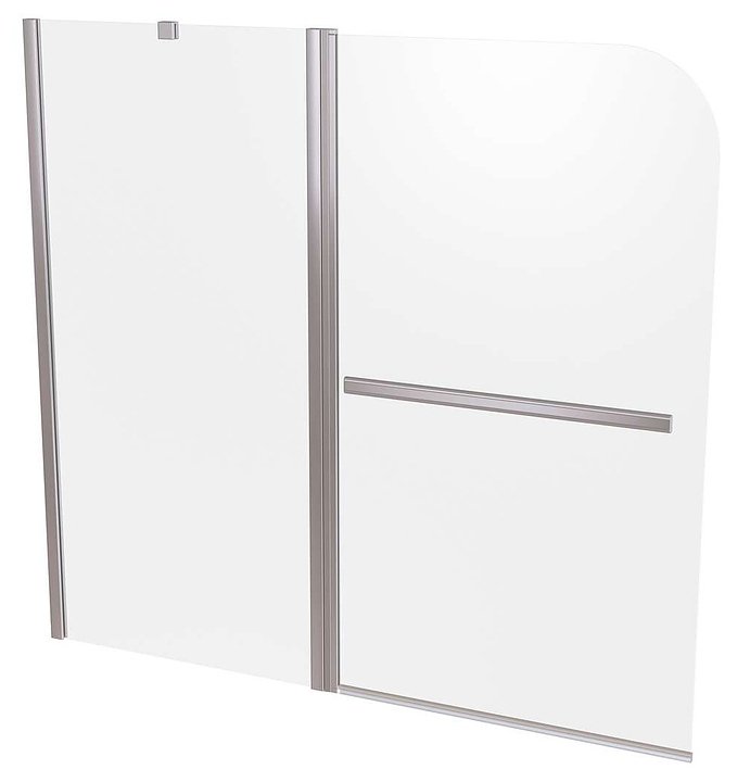 Душевая шторка на ванну Taliente TA-1214CP 120х140 см глянцевый, хром