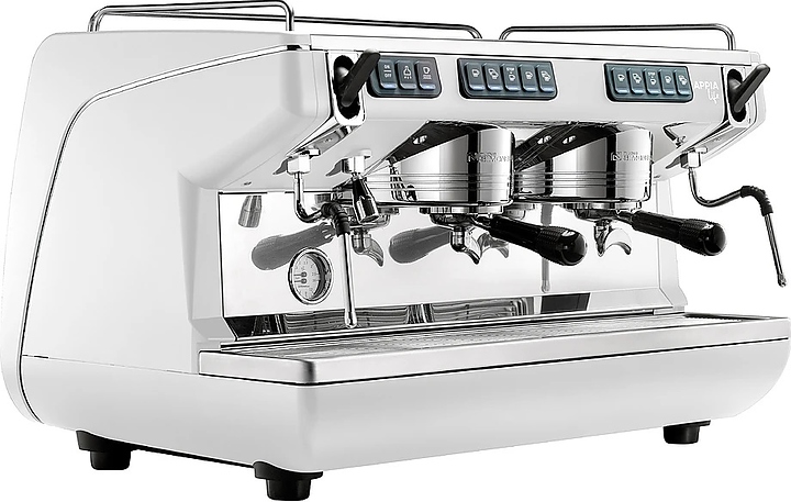 Кофемашина автоматическая Nuova Simonelli Appia Life 2gr V 220V white+high groups+economizer+cup warmer