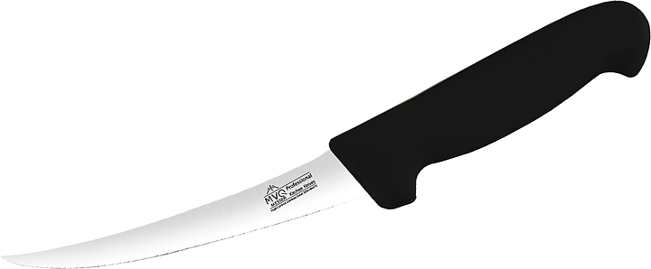 Нож обвалочный MVQ Profi Messer узкое изогнутое лезвие 15 см
