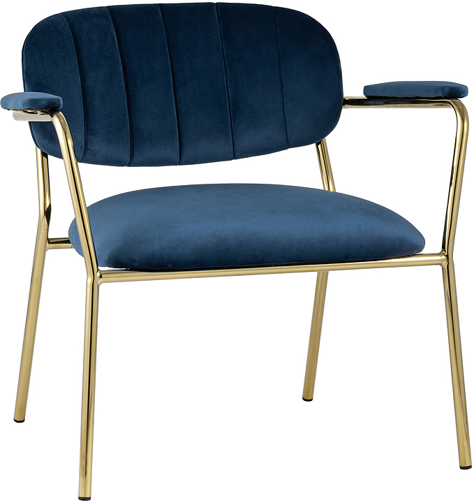 Кресло Stool Group Кэрол синий