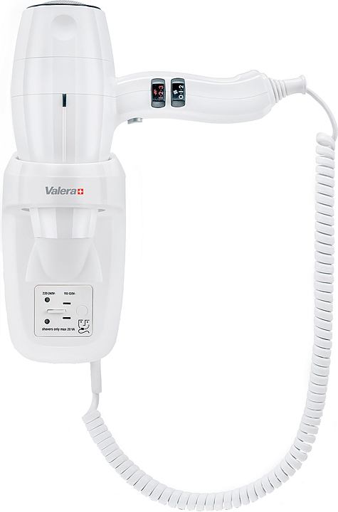 Фен настенный Valera Hospitality Silent Jet Protect 1200 Shaver белый