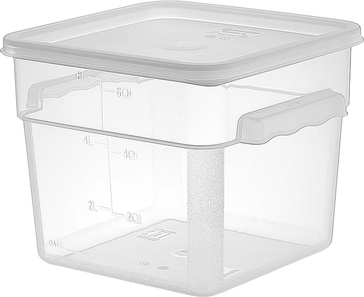 Контейнер для продуктов Gastroplast GSPP-6 5,7 л 24х23 см h=19 см (полипропилен) прозрачный