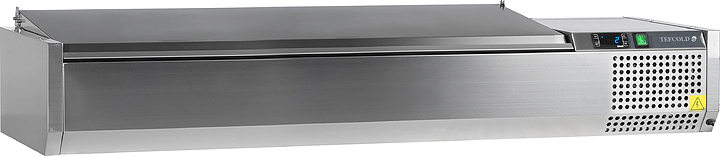 Витрина холодильная настольная TEFCOLD VK38-160 S/S LID