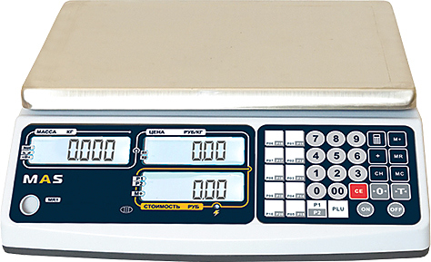 Весы торговые MAS MASter MR1-15