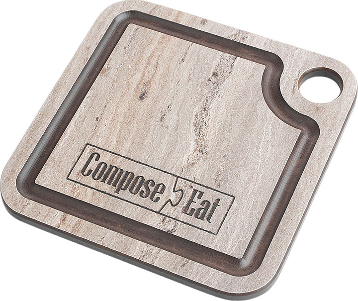 Подставка под кружку ComposeEat PGS1050406KL6 10х10х6 см травертин капучино