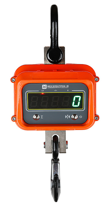 Крановые весы Мехэлектрон-М ВКМ-X-5000-Д МК1 LED (аккумулятор) оранжевый